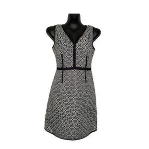 Max Studio geometric floral print dress SZ 4